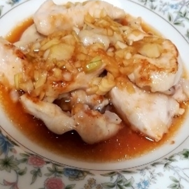 とりむね肉と玉ねぎのポン酢和え